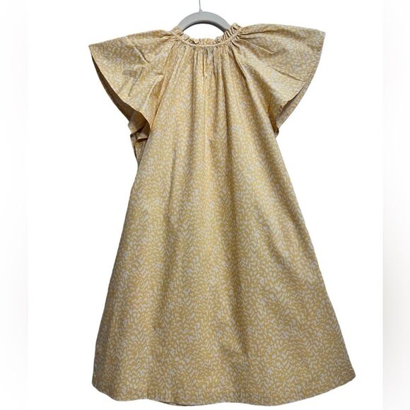 GAP Printed Tie-Front Flutter Sleeve Dress SIZE XXS‎ - Picture 3 of 12